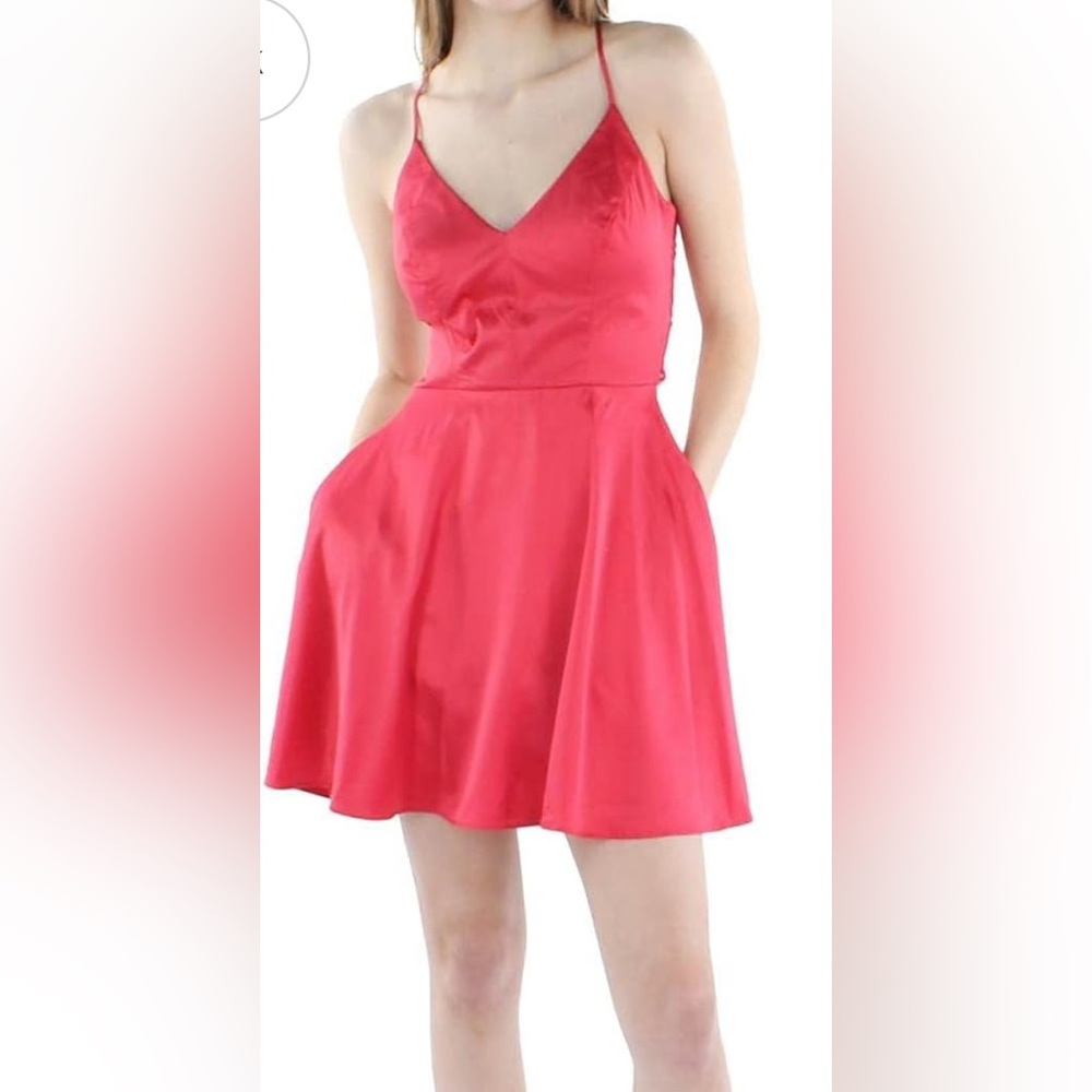 Fun red dress by B. Darlin. Junior size 13. New with tags!